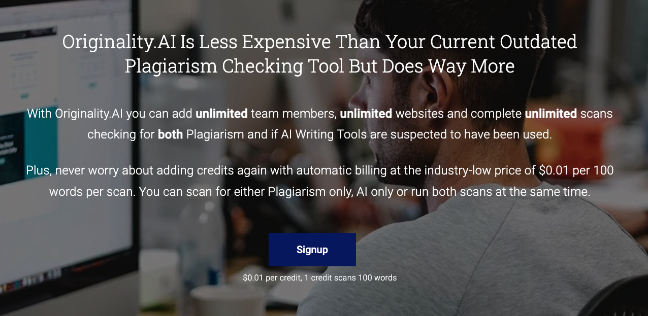 Originality.ai Pricing